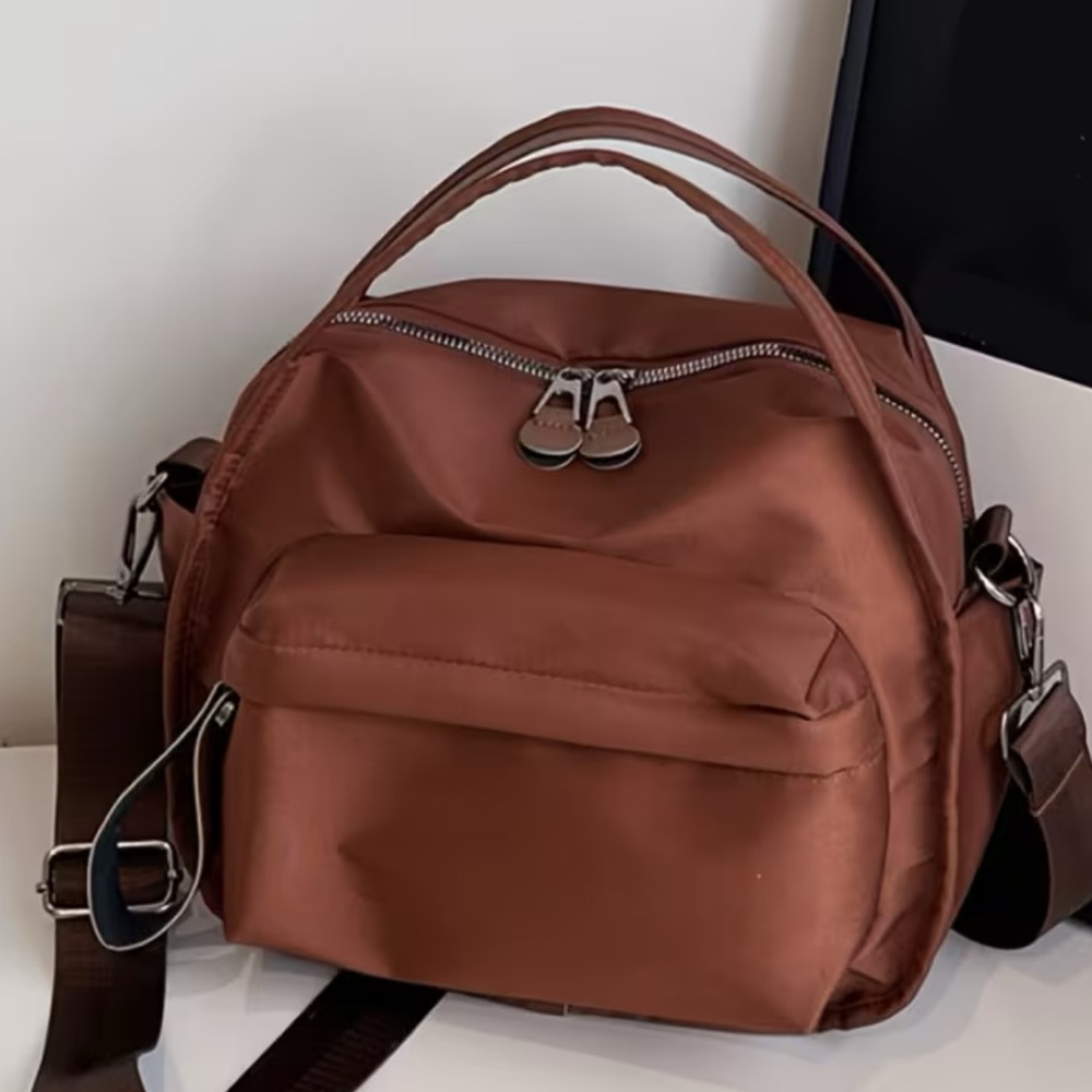 Brown Convertible Satchel - Picture 3 of 14